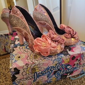 Irregular Choice Peach Melba heels in Pink EU 39 US 8
